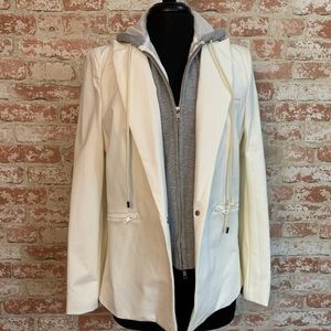 Evereve and Payton Jensen blazer with built in hoody